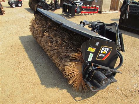 used broom for skid steer|skid steer push broom attachment.